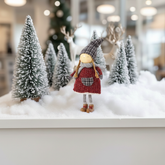 Figurine de Noël Fillette Olaf Debout